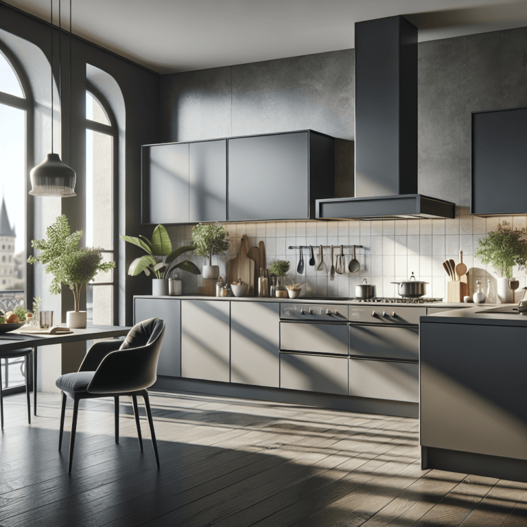 anthrazitfarbene Komplett Küche-Potsdam