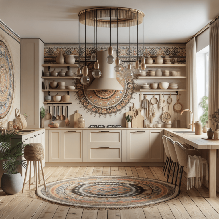 beige Boho Style Küche-Potsdam