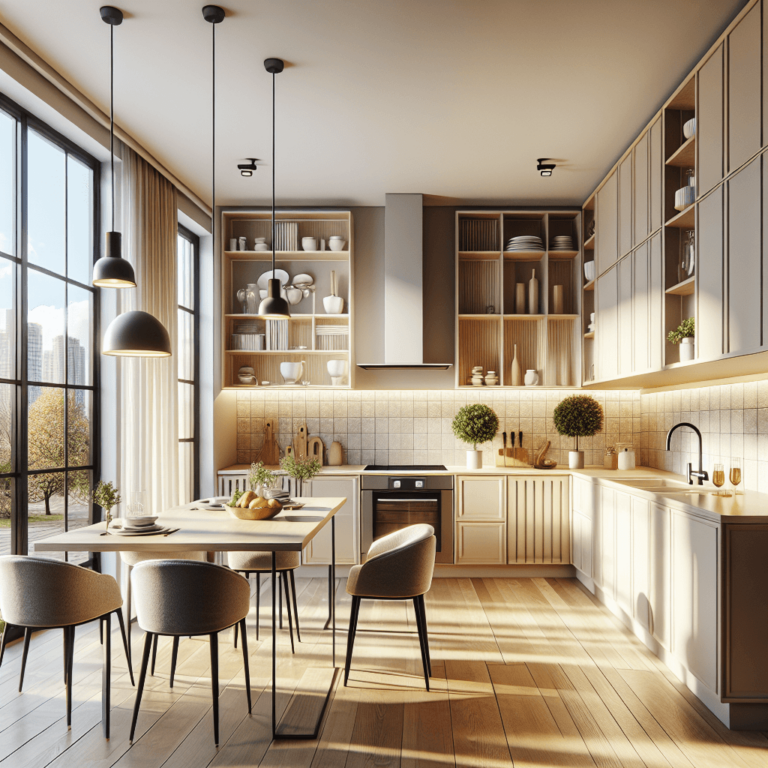 beige Design Küche-Potsdam