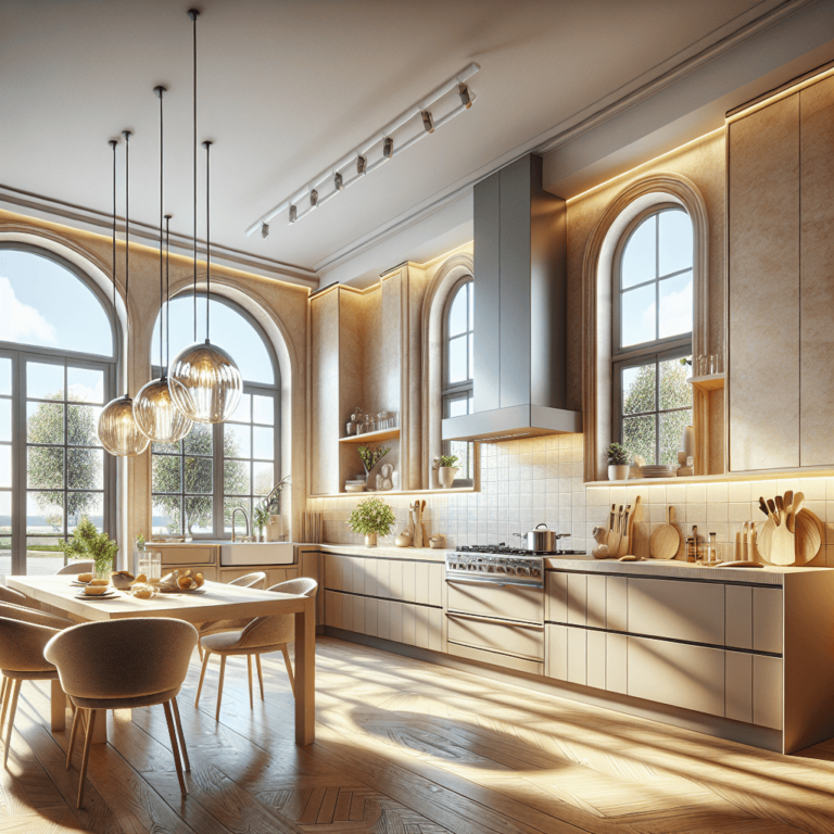 beige Küche in G-Form-Potsdam