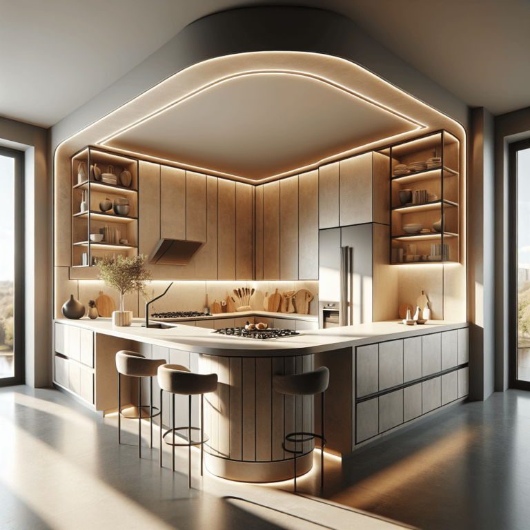 beige Küche in U-Form-Potsdam