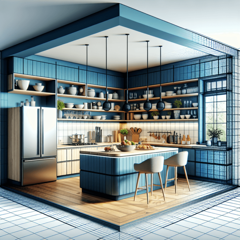 blaue Eck-Küche-Potsdam