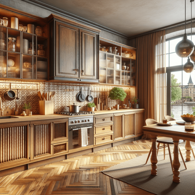 braune Retro Küche-Potsdam