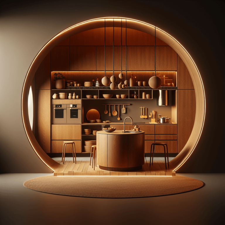 braune Rondell Küche-Potsdam