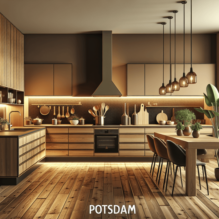 braune Singleküche-Potsdam
