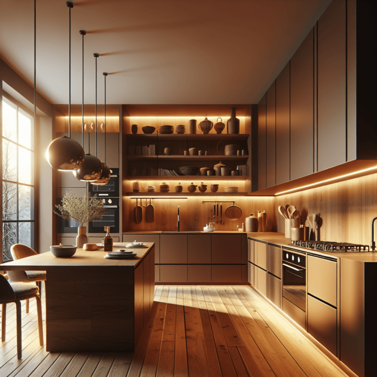 braune Wohnküche-Potsdam