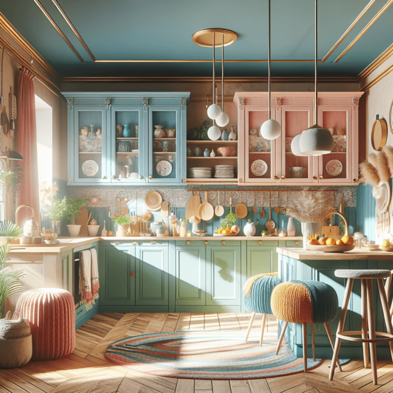 bunte Boho Style Küche-Potsdam