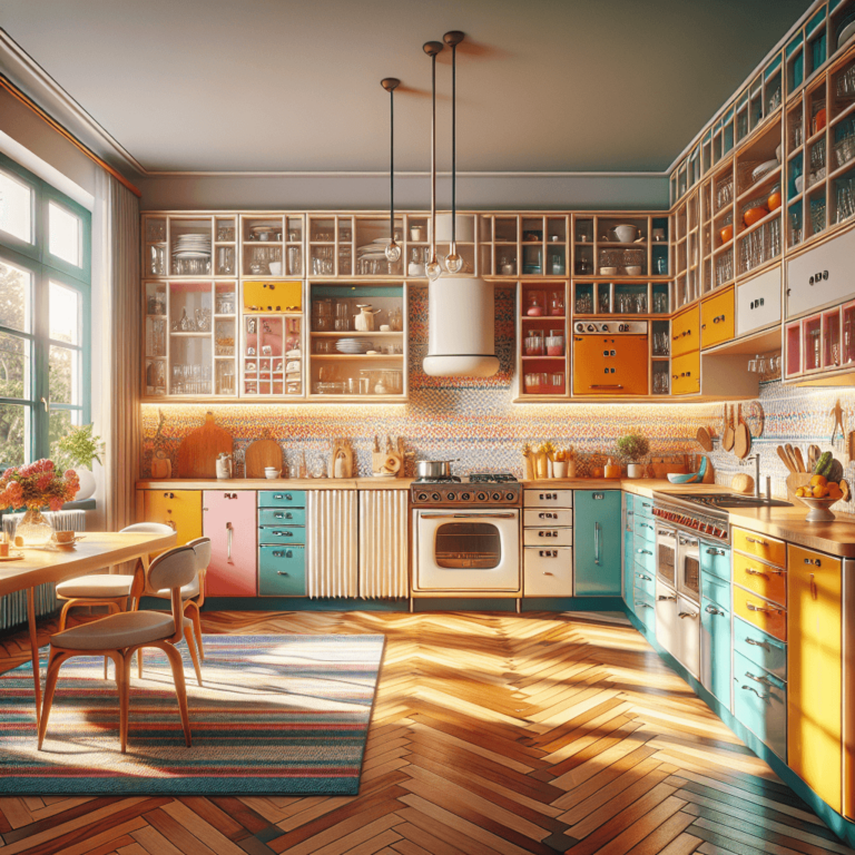 bunte Retro Küche-Potsdam