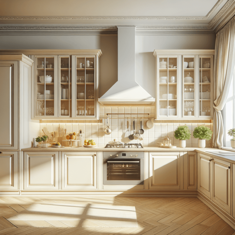 cremefarbene Design Küche-Potsdam