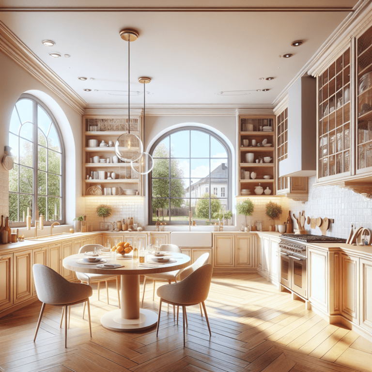 cremefarbene Komplett Küche-Potsdam