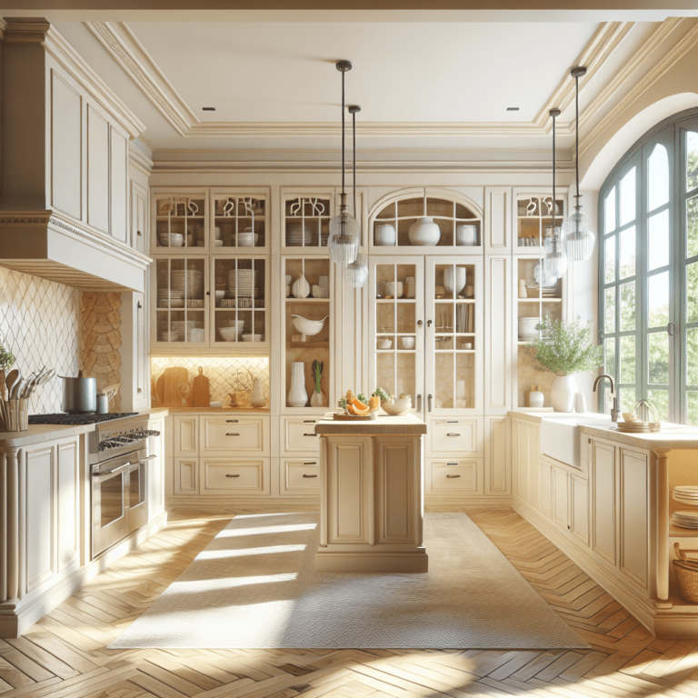 cremefarbene Mediterrane Küche-Potsdam