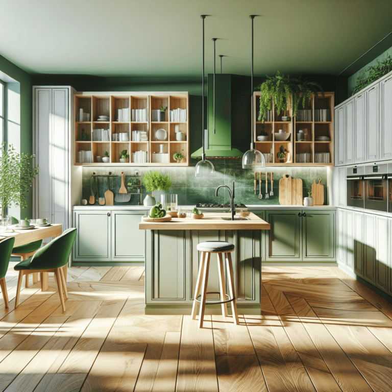 grüne Barrierefreie Küche-Potsdam