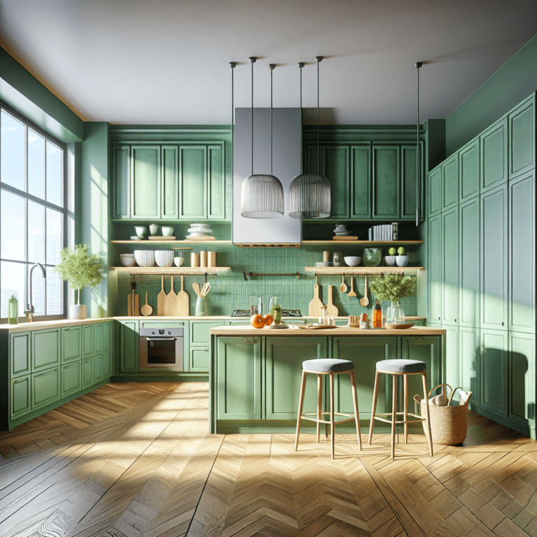 grüne Einbauküche-Potsdam