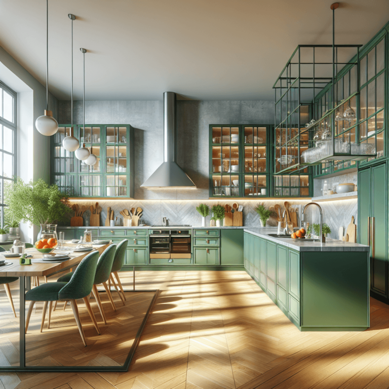 grüne Komplett Küche-Potsdam