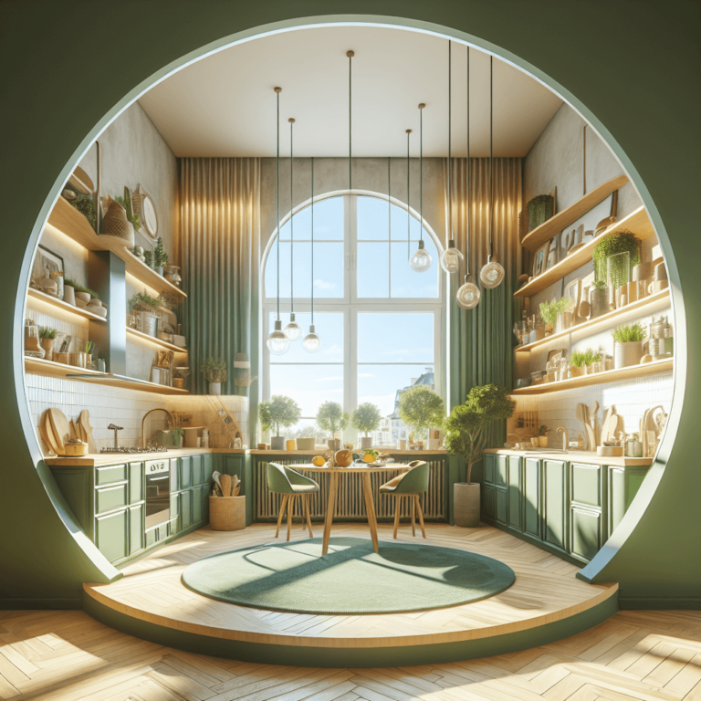 grüne Rondell Küche-Potsdam