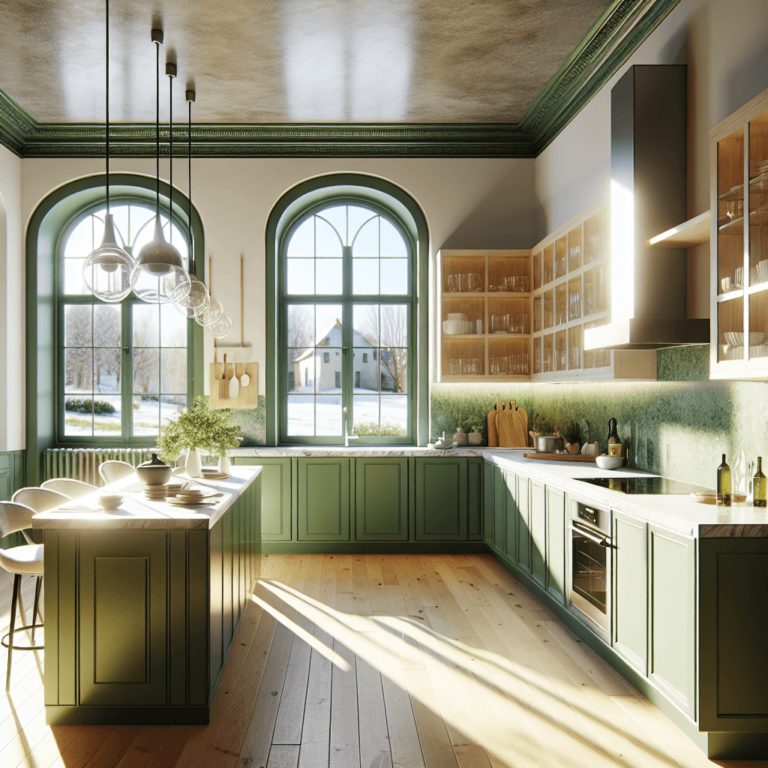 grüne Wohnküche-Potsdam