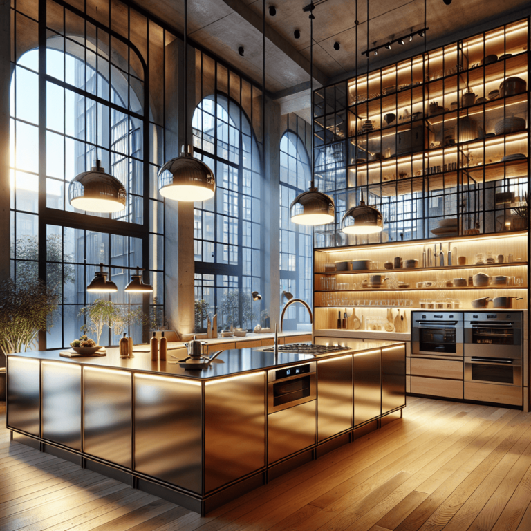 hochglanz Industrielle Küche-Potsdam