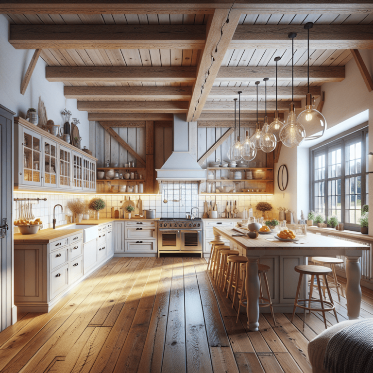 hochglanz Küche im Bauernhausstil-Potsdam