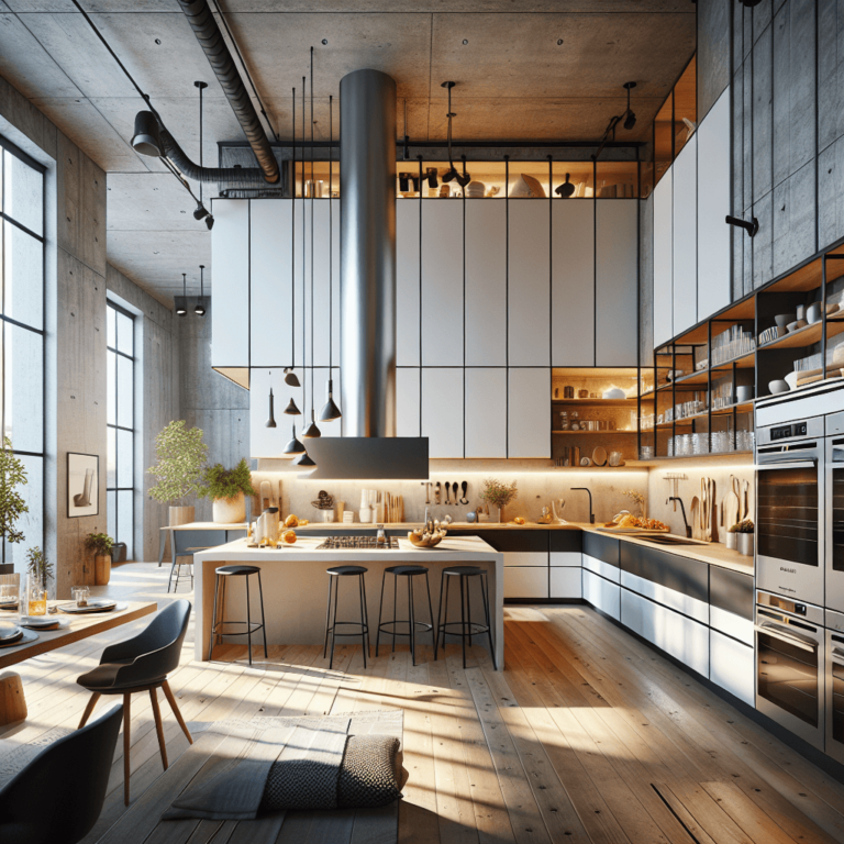 hochglanz Küche im Loftstil-Potsdam