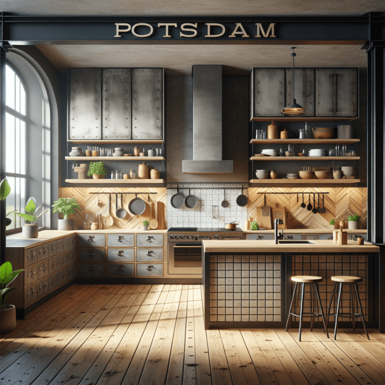 matte Industrielle Küche-Potsdam