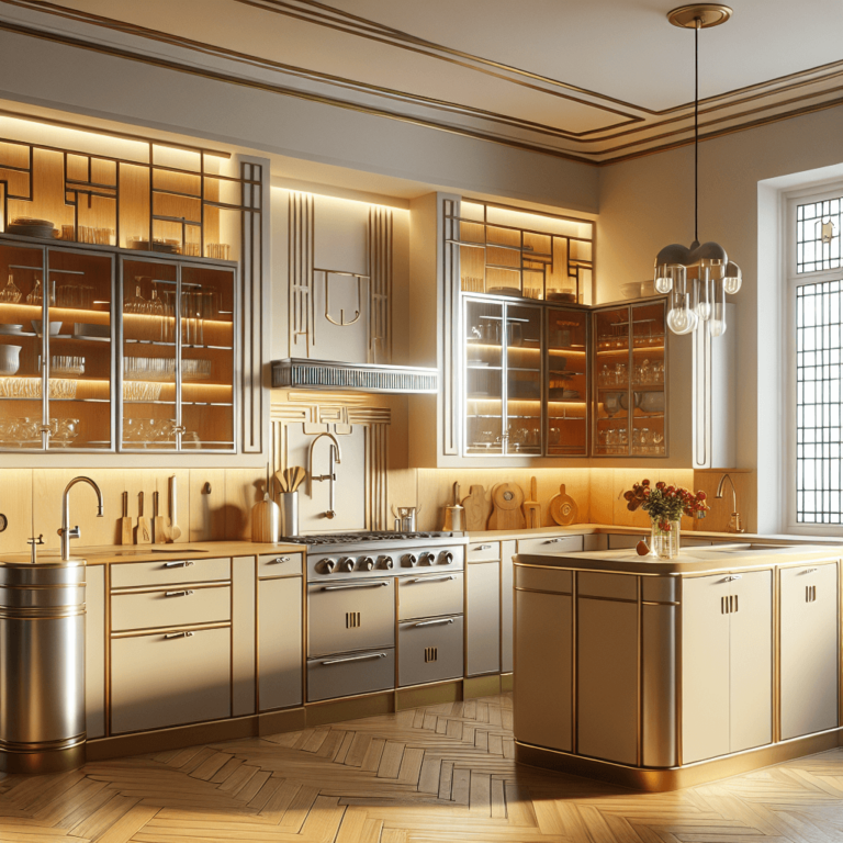 matte Küche im Art-Deco-Stil-Potsdam