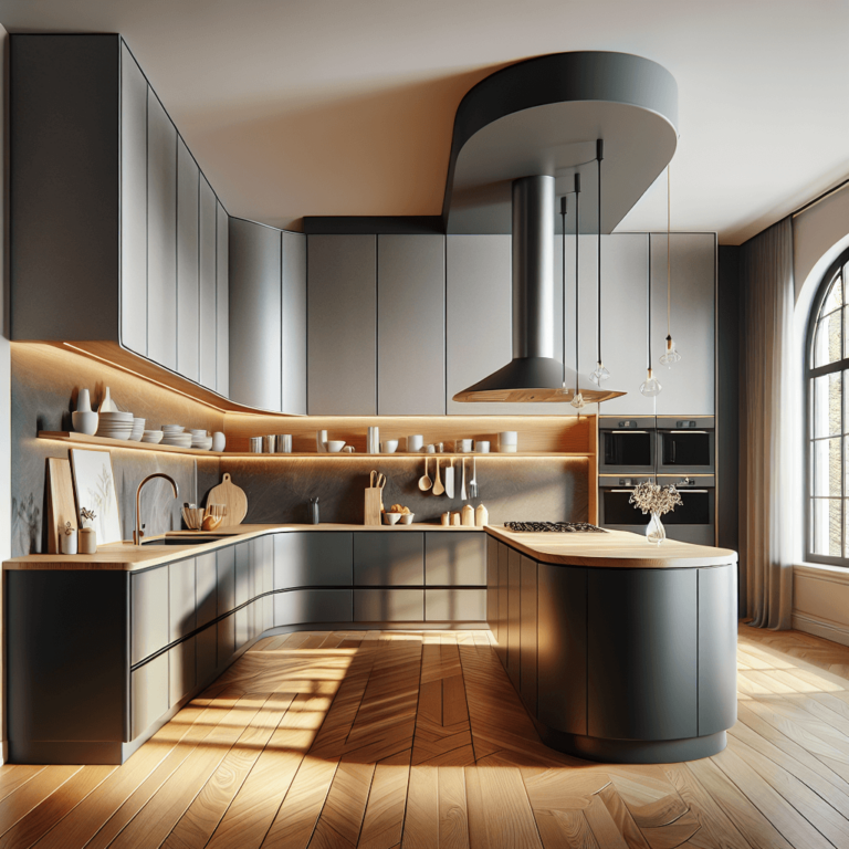 matte Küche in G-Form-Potsdam