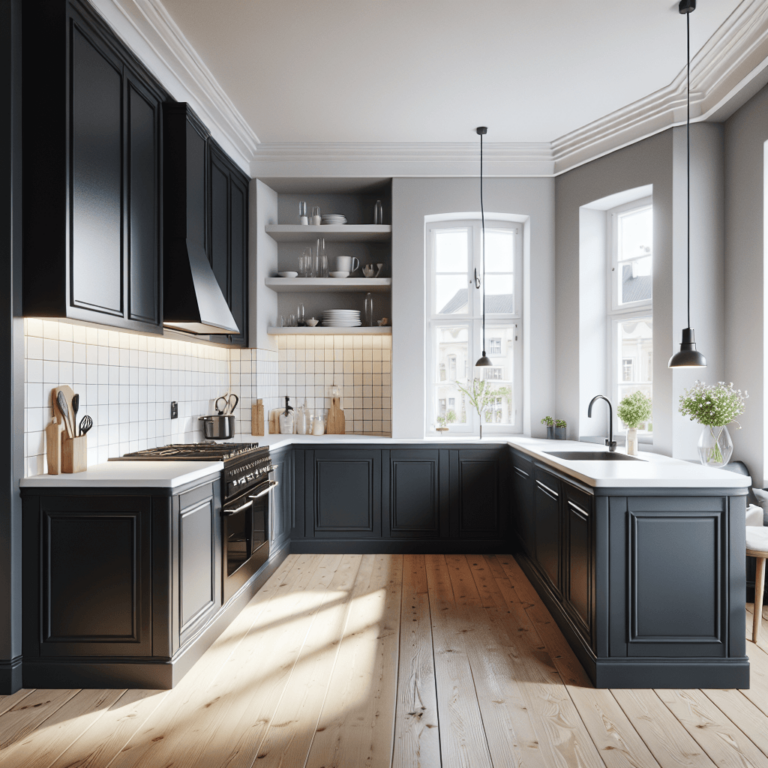 schwarze Eck-Küche-Potsdam