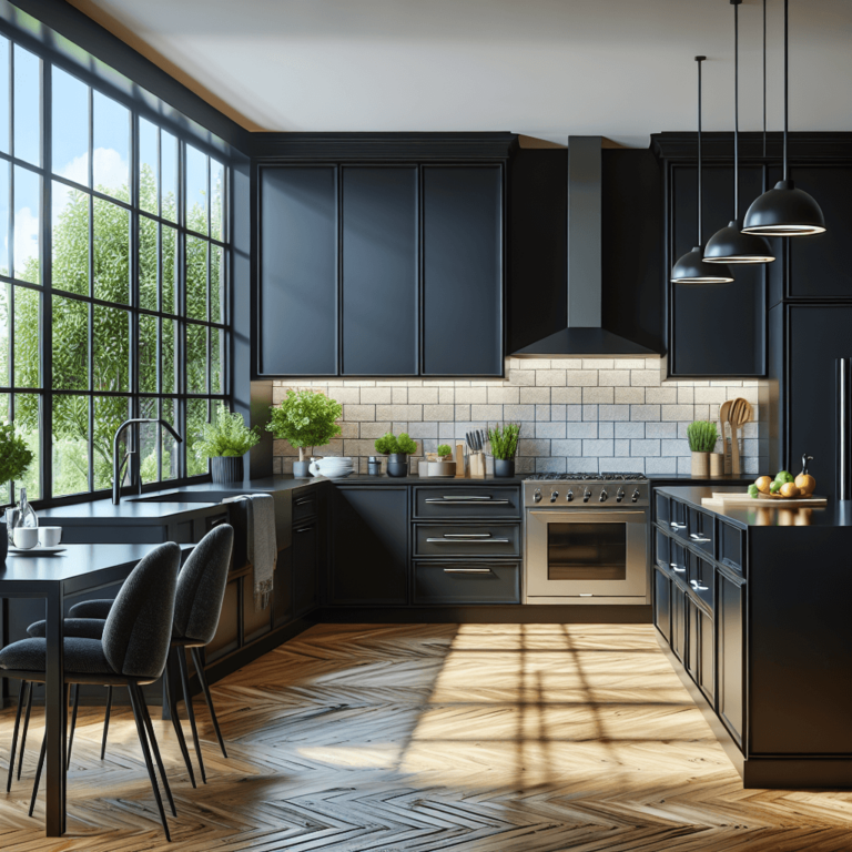 schwarze Komplett Küche-Potsdam