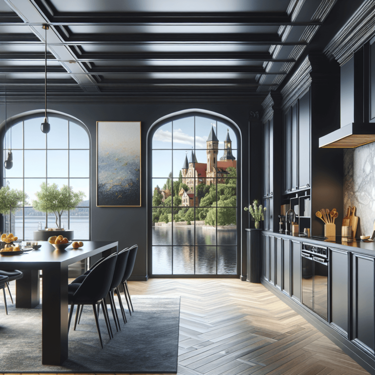 schwarze Mediterrane Küche-Potsdam