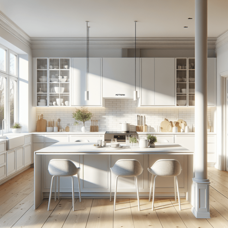 weiße Anrichte Küche-Potsdam