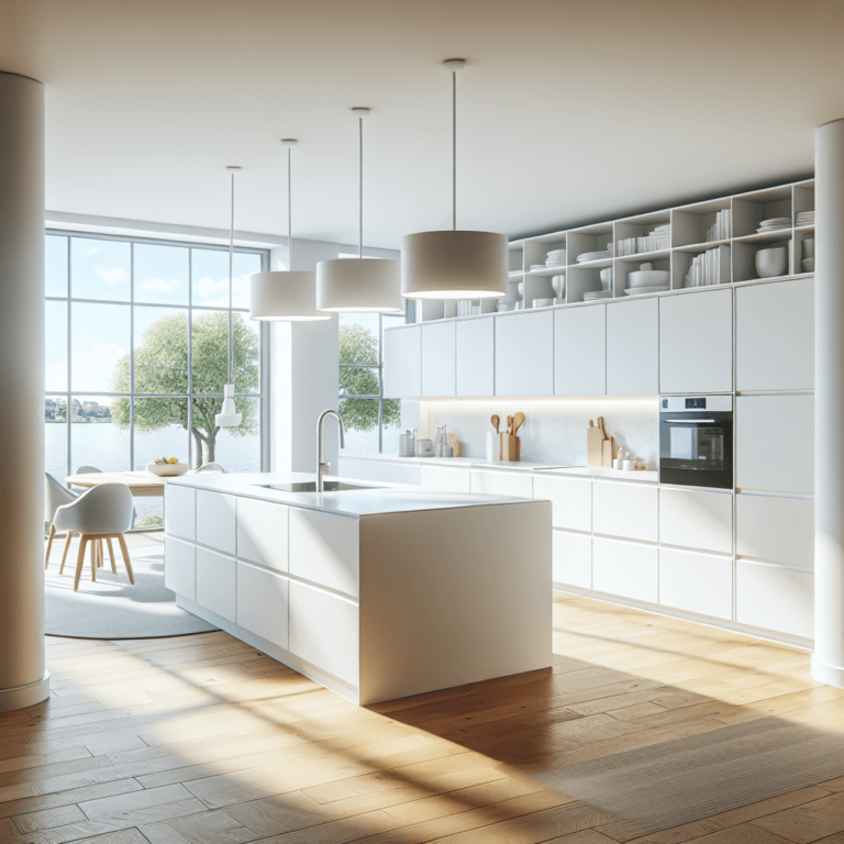 weiße Design Küche-Potsdam