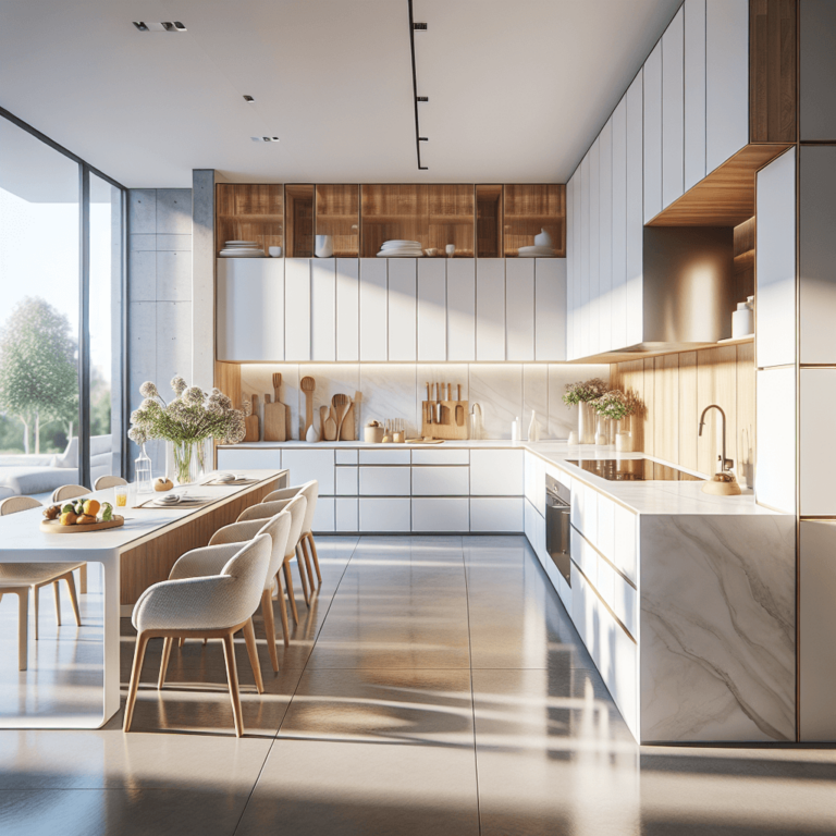 weiße Modulare Küche-Potsdam